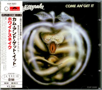 Whitesnake - Come An' Get It(Japan 1st Press, P33P-25053, 1987)